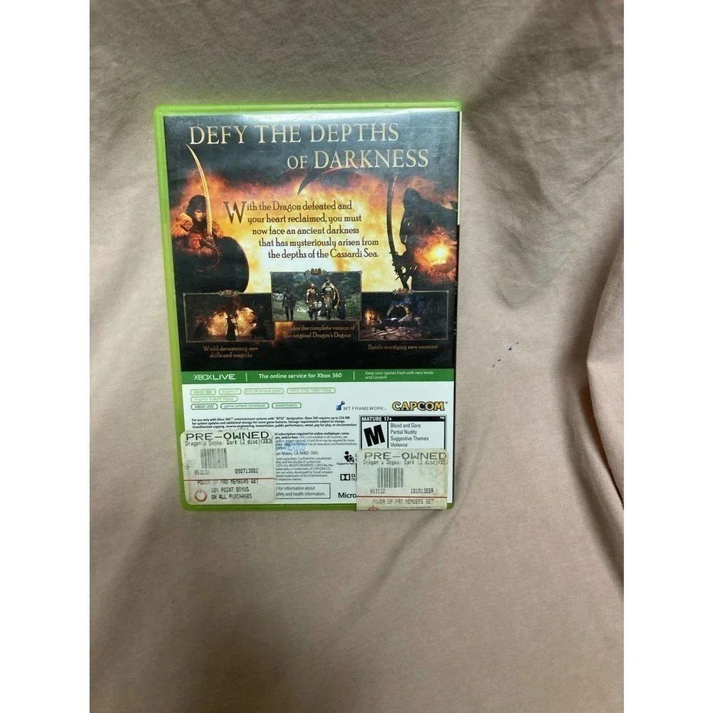 Dragon's Dogma: Dark Arisen (Microsoft Xbox 360, 2013)
